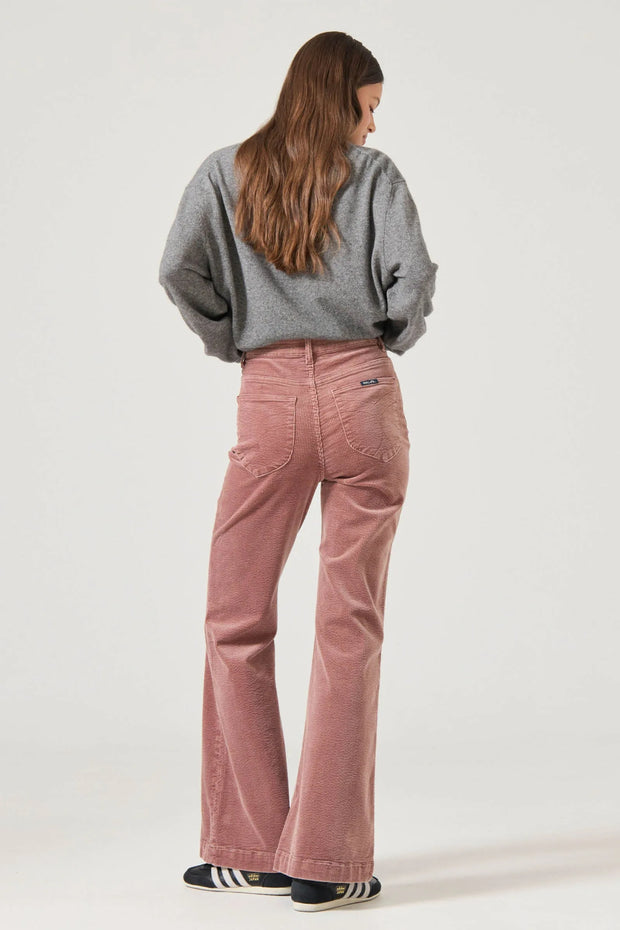 ROLLAS Eastcoast Cord Flares - Rosewood-The Shop Laguna Beach