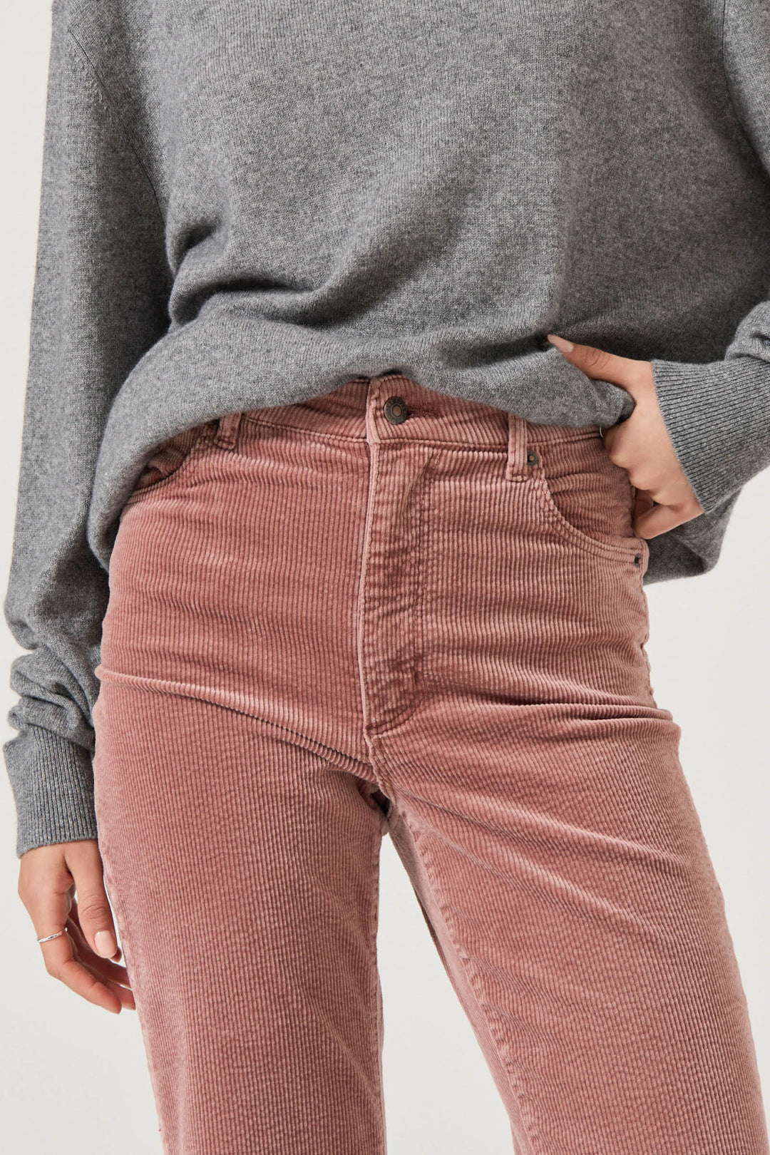 ROLLAS Eastcoast Cord Flares - Rosewood-The Shop Laguna Beach