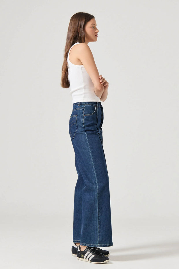 ROLLAS Sailor Scoop Jean - Pacific Blue-The Shop Laguna Beach