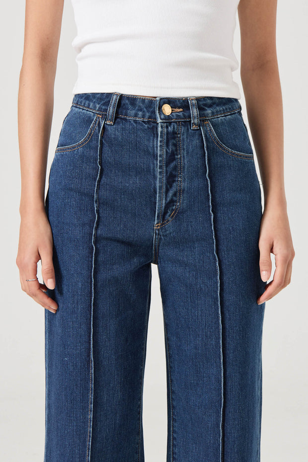 ROLLAS Sailor Scoop Jean - Pacific Blue-The Shop Laguna Beach