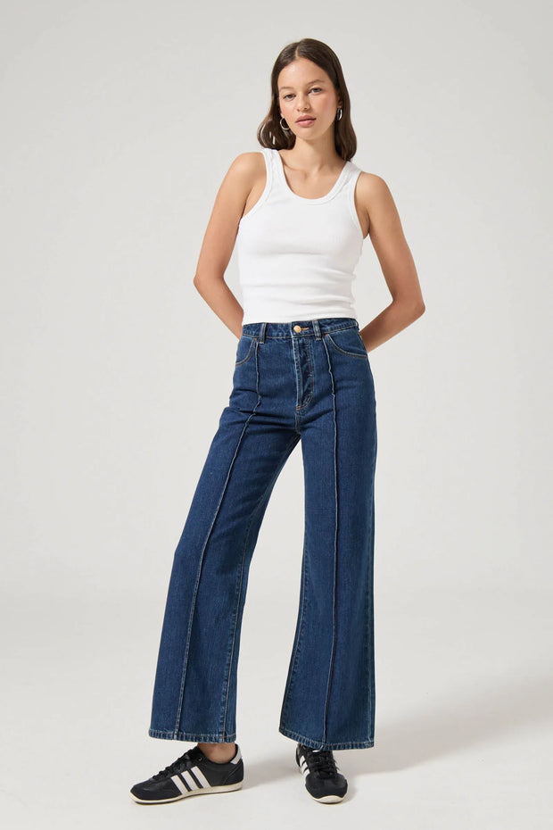ROLLAS Sailor Scoop Jean - Pacific Blue-The Shop Laguna Beach