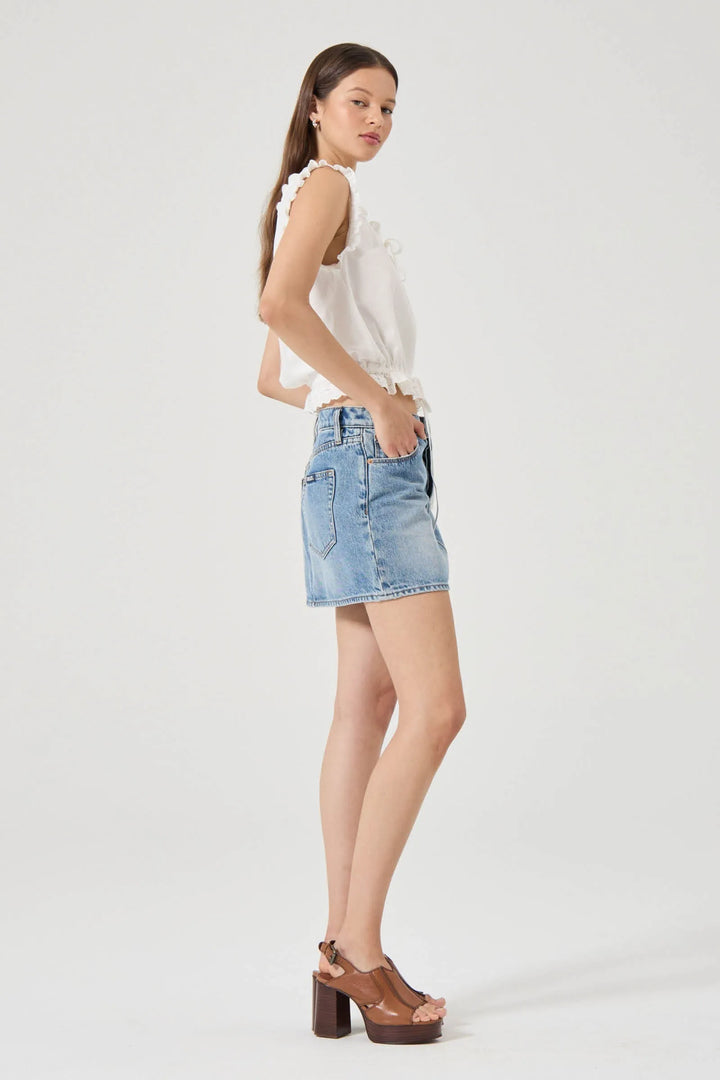 ROLLAS 90s Relaxed Denim Mini Skirt-The Shop Laguna Beach