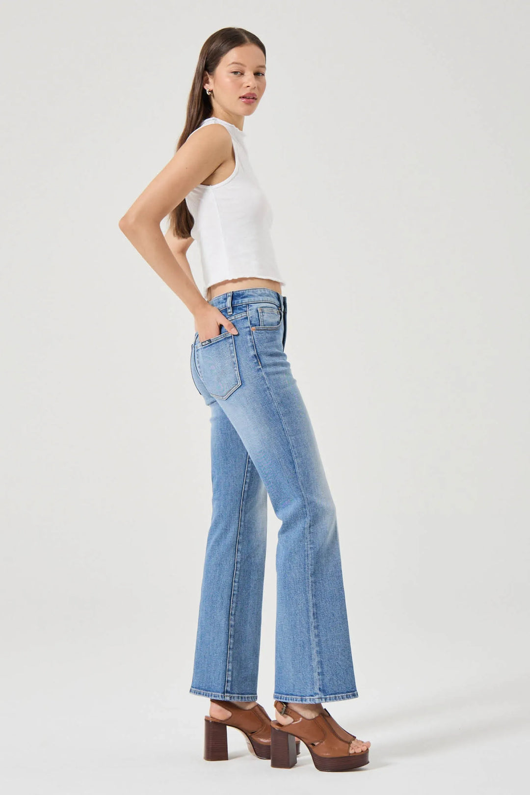 ROLLAS Midtown Boot Jean - Iris Blue-The Shop Laguna Beach