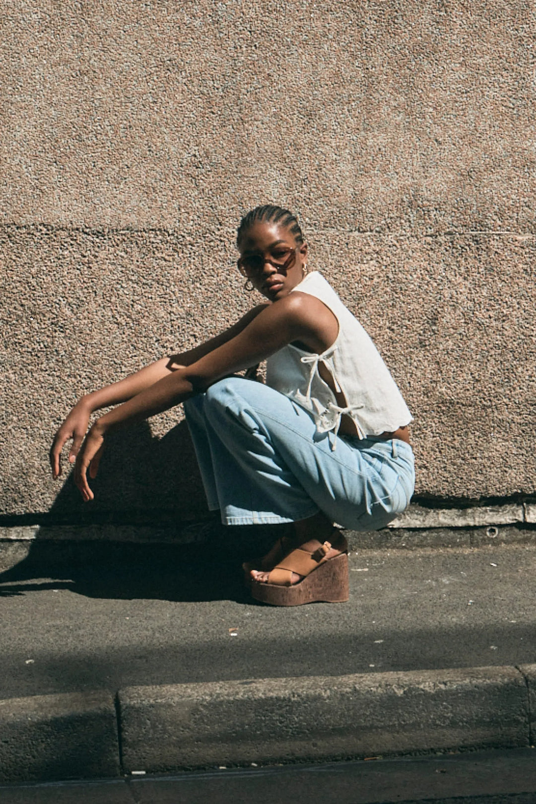 ROLLAS Camille Embroidered Woven Tank-The Shop Laguna Beach