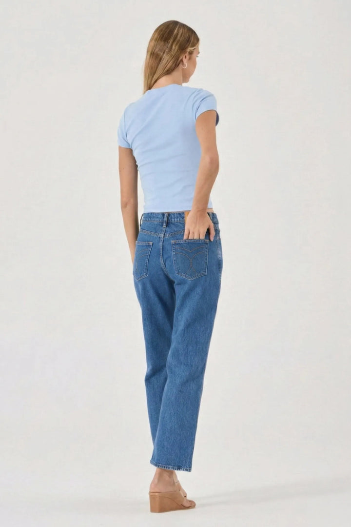 ROLLAS 90s Boyfriend Jean - Canyon Stone-The Shop Laguna Beach