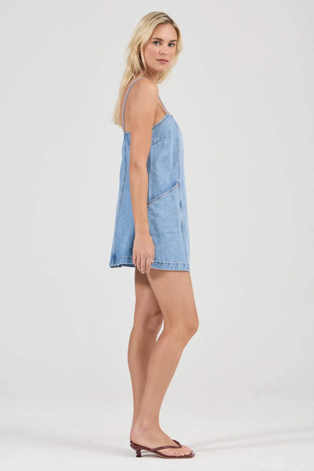 ROLLAS Deco Denim Cami Dress-The Shop Laguna Beach