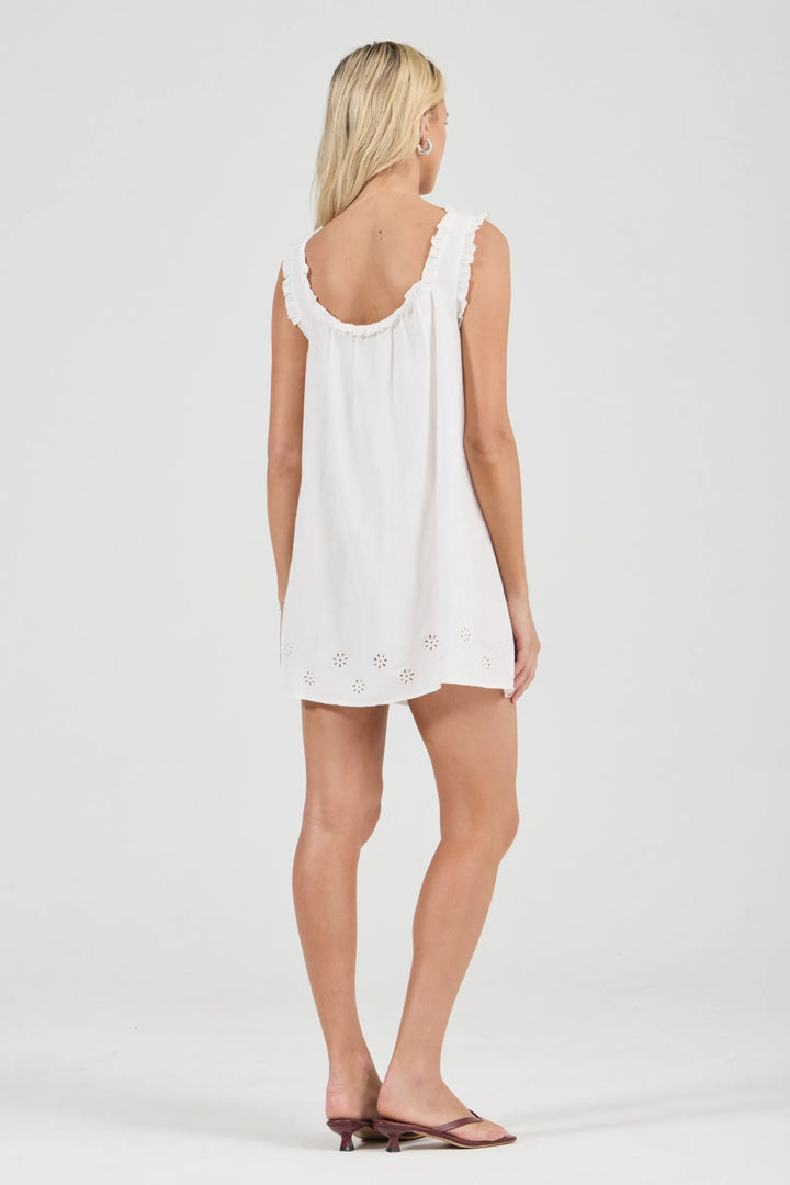 ROLLAS Rosie Eyelet Mini Dress