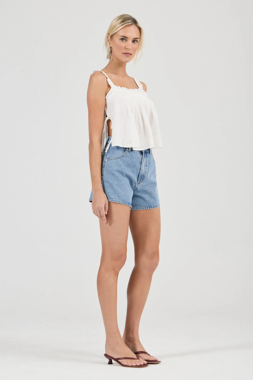 ROLLAS Odette Pleated Tank