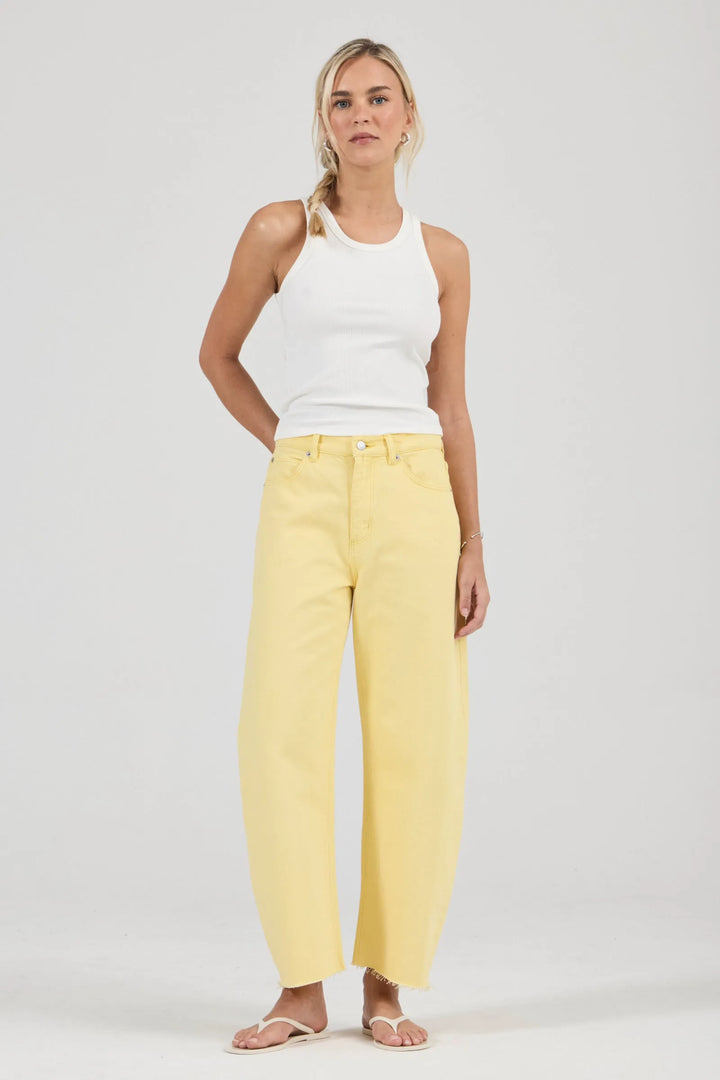 ROLLAS Arc Barrel Jean - Cali Sun
