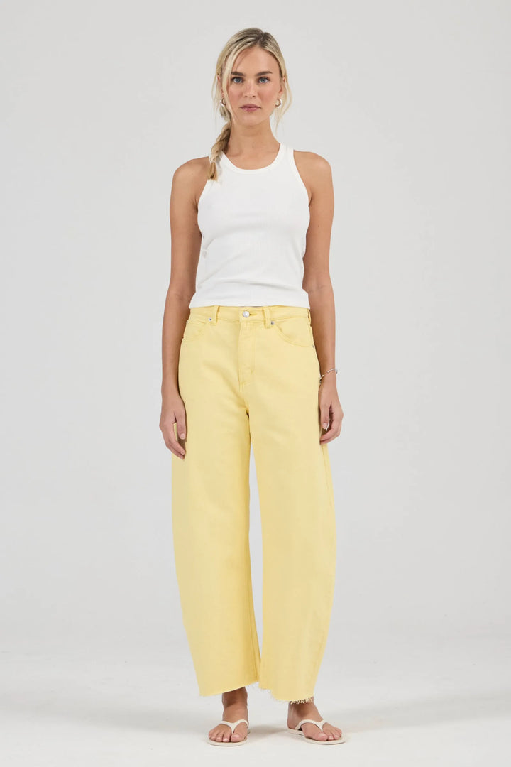 ROLLAS Arc Barrel Jean - Cali Sun
