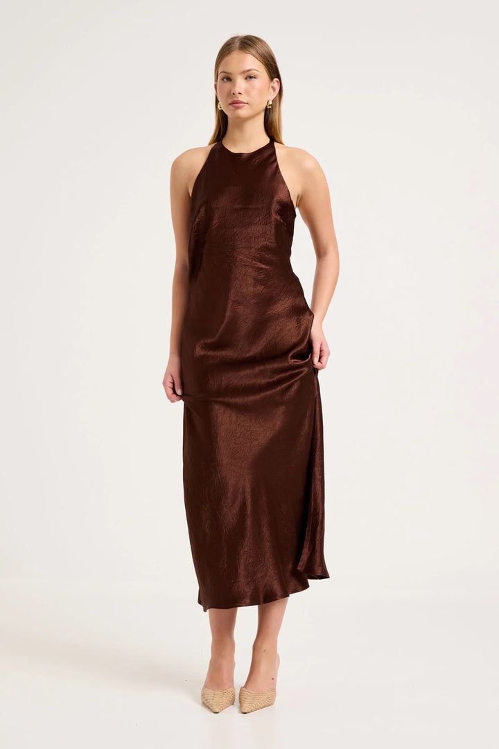 ROLLAS Muse Halter Midi Dress
