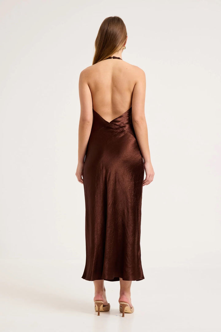 ROLLAS Muse Halter Midi Dress