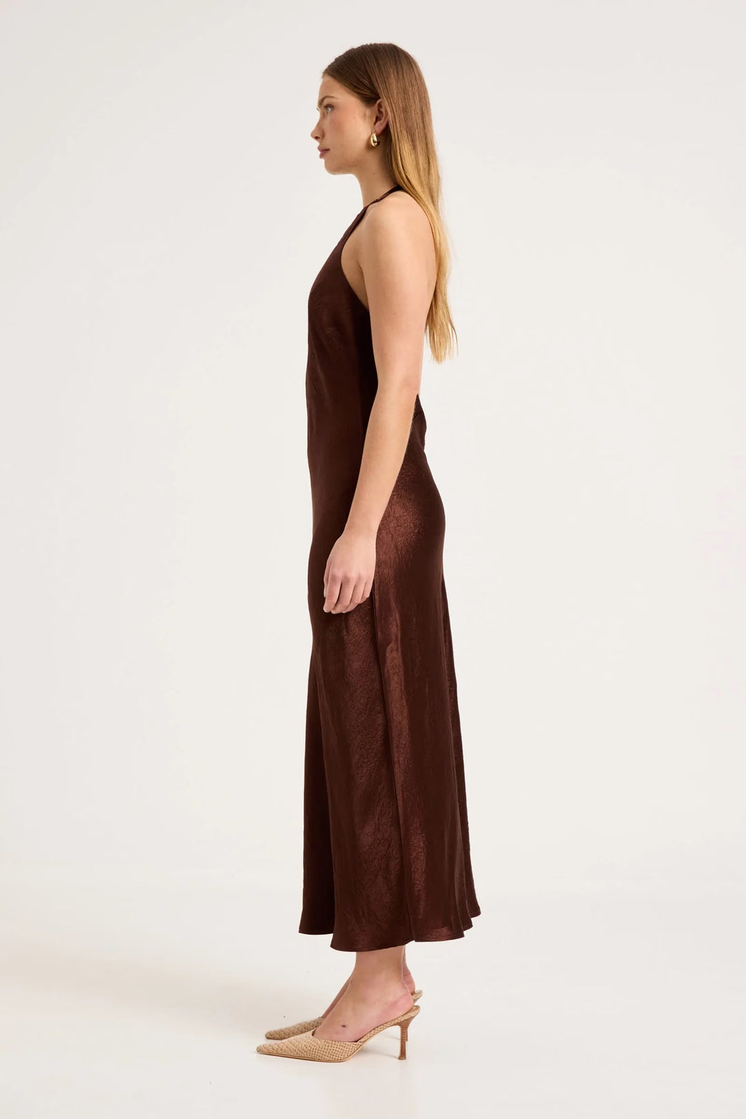 ROLLAS Muse Halter Midi Dress