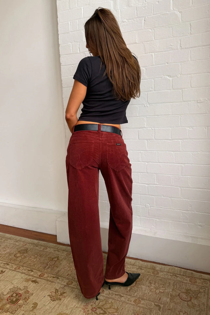 ROLLAS Gigi Barrel Corduroy Pant-The Shop Laguna Beach