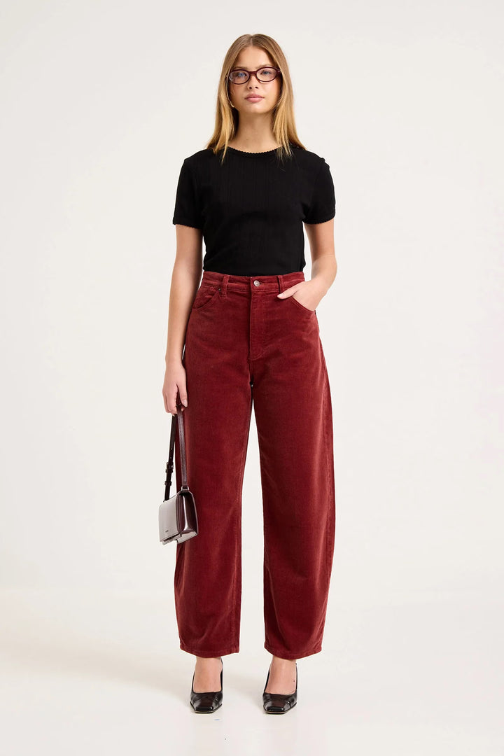 ROLLAS Gigi Barrel Corduroy Pant-The Shop Laguna Beach