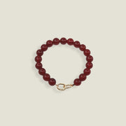 MAY MARTIN Carnelian Beaded Bracelet-The Shop Laguna Beach
