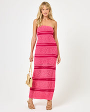 LSPACE Rosalia Crochet Knit Tube Dress-The Shop Laguna Beach