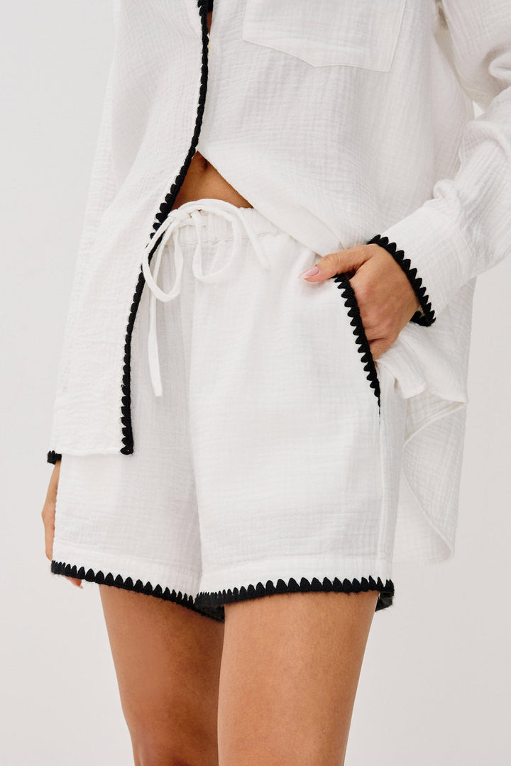 LSPACE X RAILS Sunny Whipstitch Short-The Shop Laguna Beach