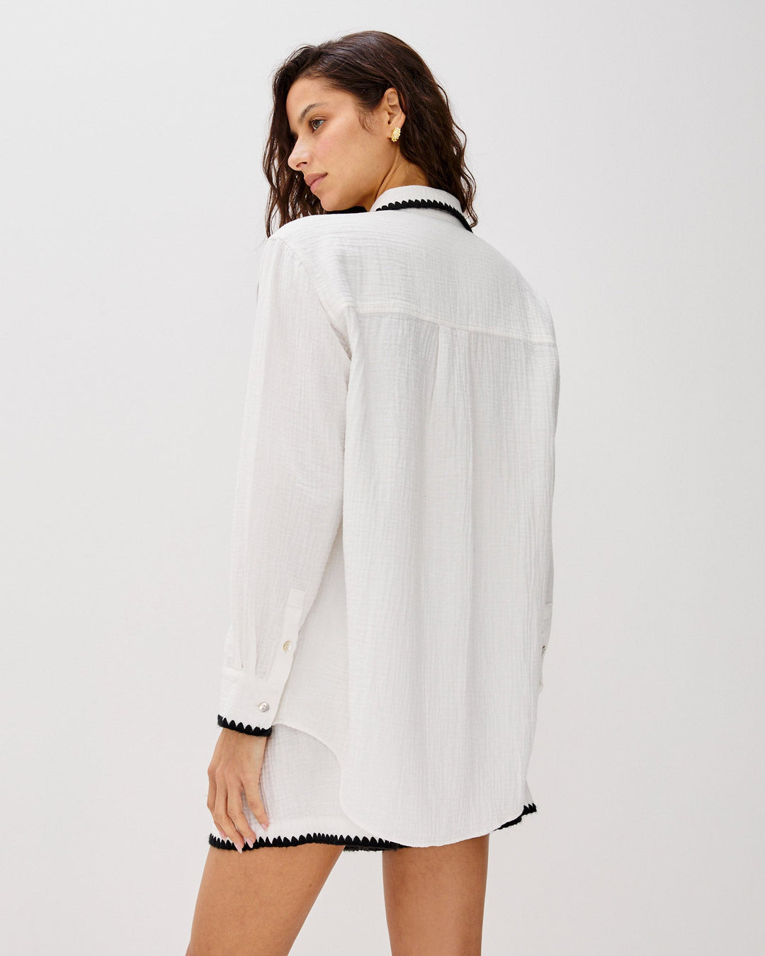 LSPACE X RAILS Idania Whipstitch Top-The Shop Laguna Beach