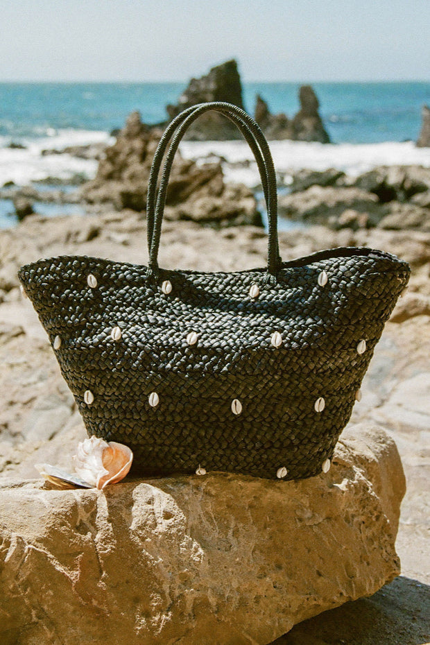 LSPACE X RAILS Baltic Seas Straw Tote