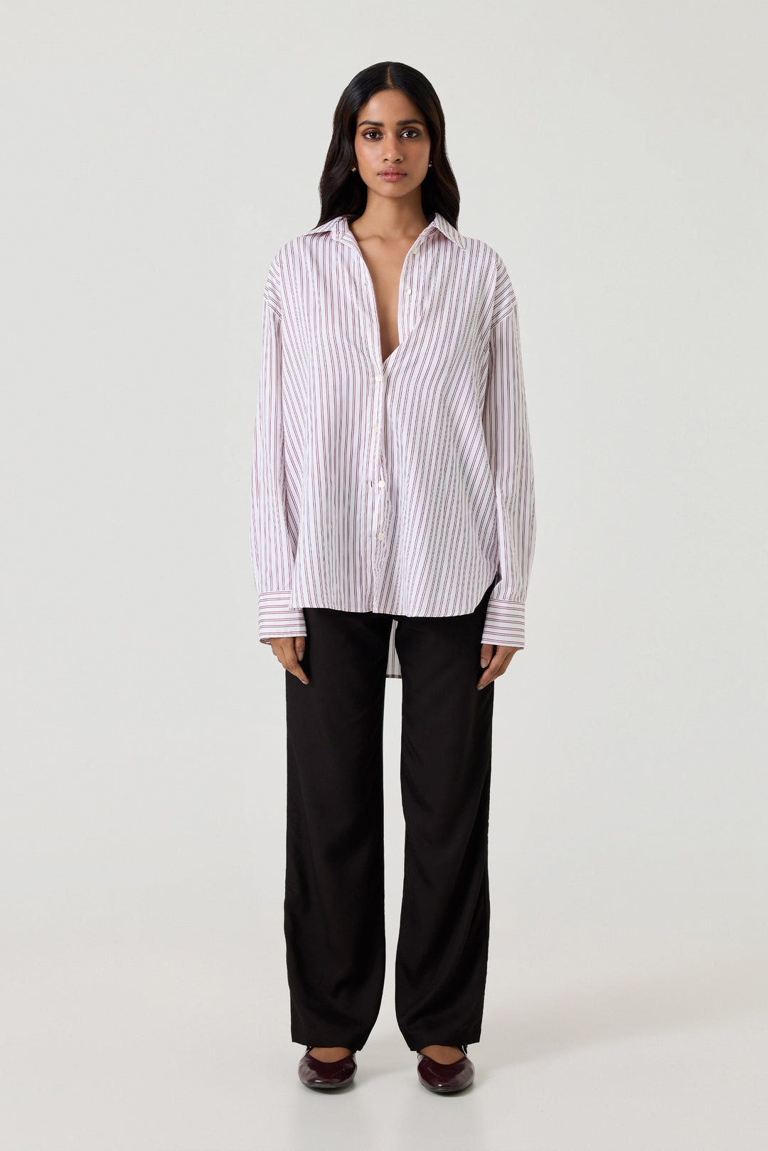 SUMMER AWAY Ravenna Stripe Shirt-The Shop Laguna Beach