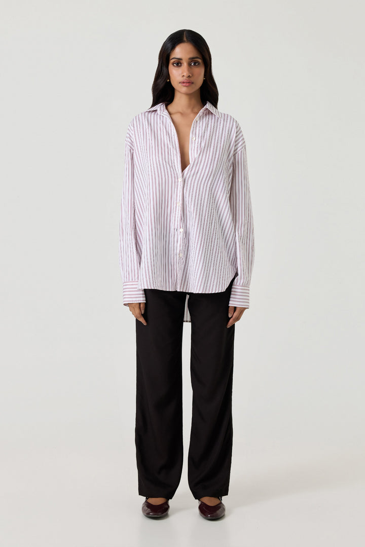 SUMMER AWAY Ravenna Stripe Shirt-The Shop Laguna Beach