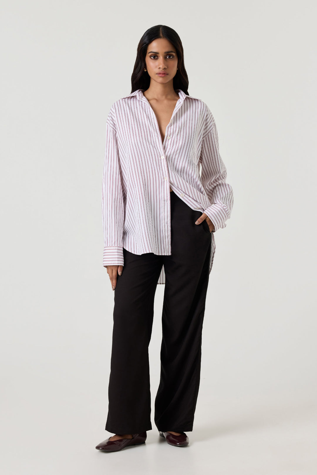 SUMMER AWAY Ravenna Stripe Shirt-The Shop Laguna Beach