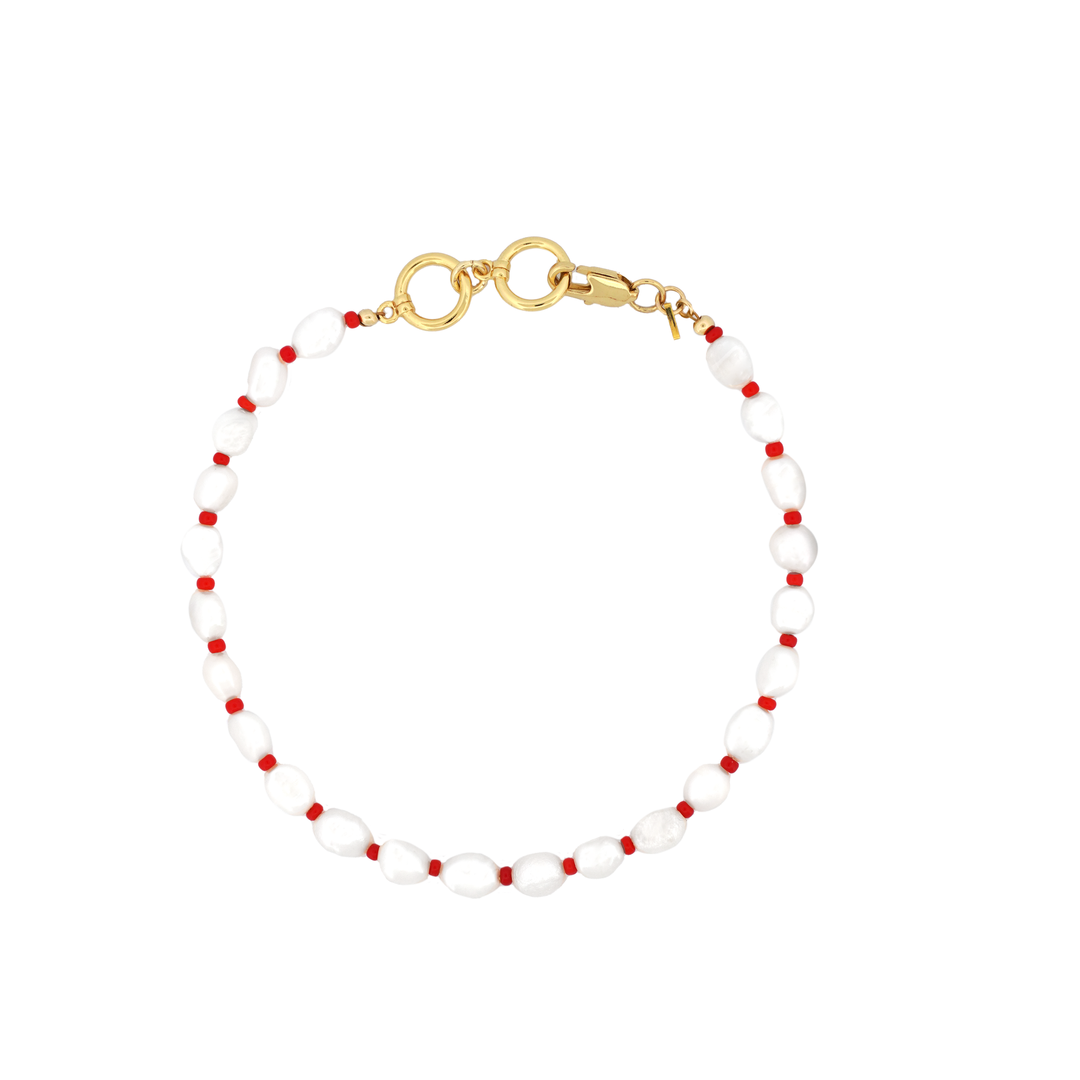 MAY MARTIN Helios Pearl Anklet-The Shop Laguna Beach