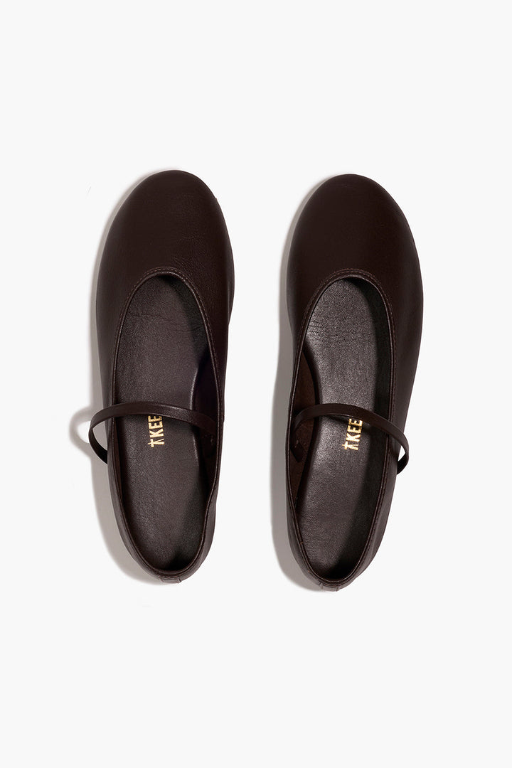 TKEES Reese Leather Ballet Flat