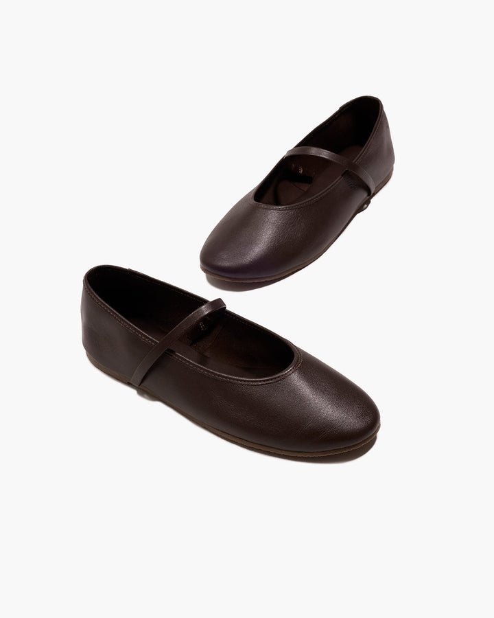 TKEES Reese Leather Ballet Flat