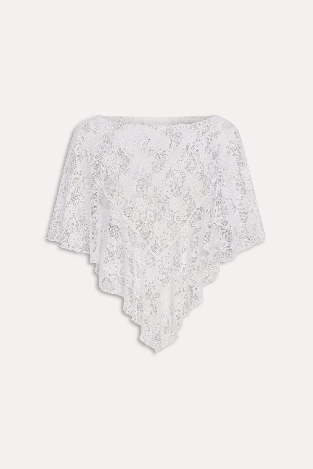 FRANKIES BIKINIS X PAIGE LORENZE Romantic Sheer Lace Poncho Top
