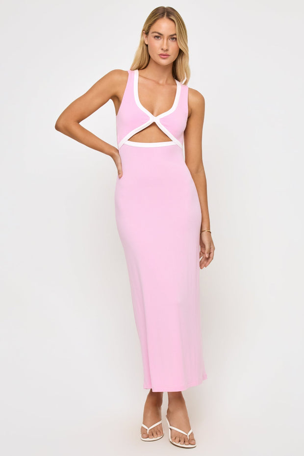 LSPACE Steph Cut-Out Maxi Dress - More Colors Available-The Shop Laguna Beach