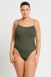BOND-EYE Low Palace Eco Crinkle One Piece-The Shop Laguna Beach