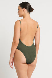 BOND-EYE Low Palace Eco Crinkle One Piece-The Shop Laguna Beach