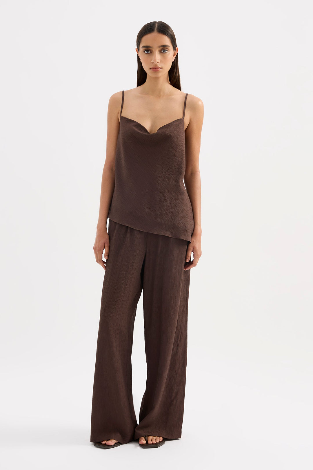 NUDE LUCY Winfield Crinkle Bias Cami-The Shop Laguna Beach