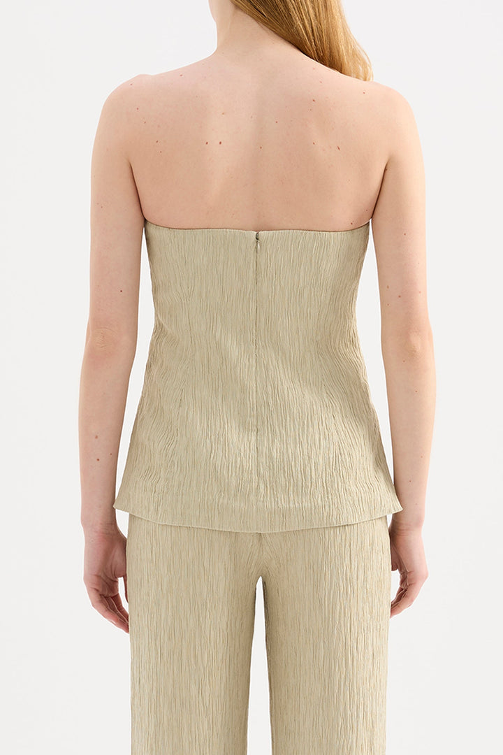NUDE LUCY Danika Strapless Crinkle Bodice Top-The Shop Laguna Beach