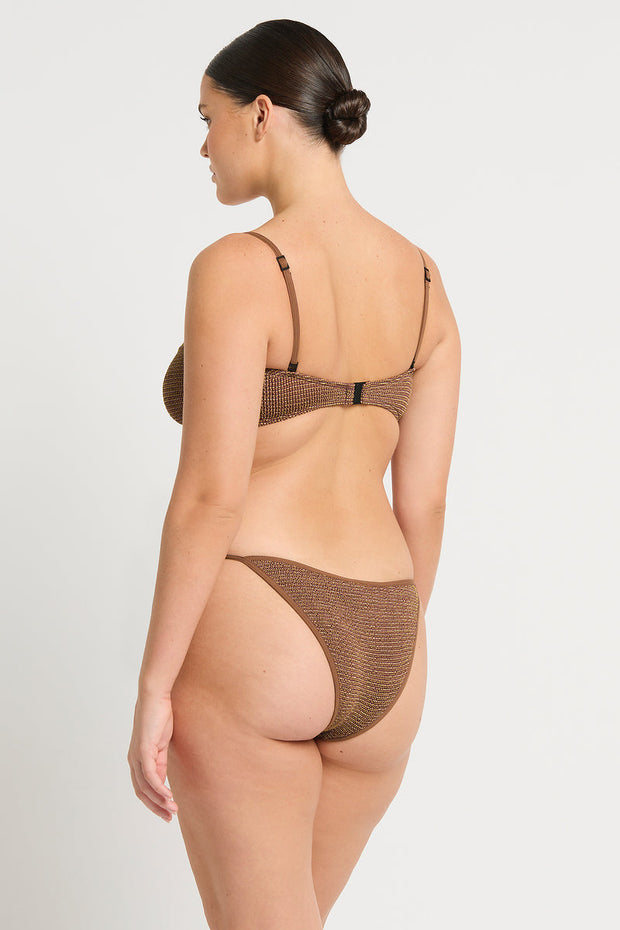 BOND-EYE Anisha Shimmer Tie-Side Bottom-The Shop Laguna Beach