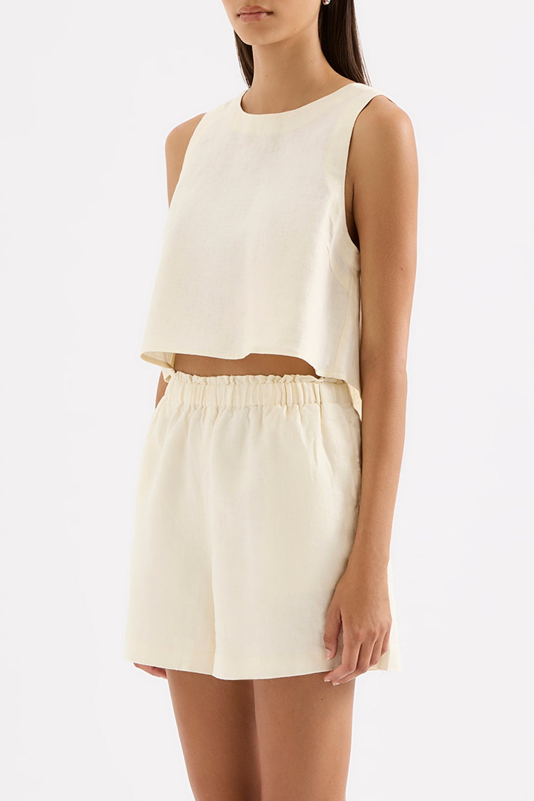 NUDE LUCY Sian Linen Tank