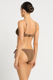BOND-EYE Anisha Shimmer Tie-Side Bottom-The Shop Laguna Beach