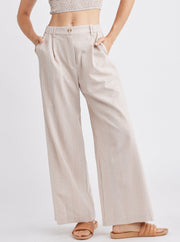 SELF CONTRAST Caroline Stripe Trouser Pant-The Shop Laguna Beach