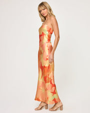 LSPACE Spring In Love Satin Maxi Dress-The Shop Laguna Beach