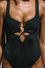 LSPACE Bondi Lace-Up One Piece-The Shop Laguna Beach