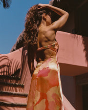 LSPACE Spring In Love Satin Maxi Dress-The Shop Laguna Beach