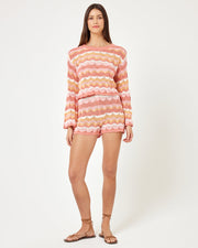 LSPACE Sun Ray Stripe Sweater-The Shop Laguna Beach