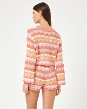 LSPACE Sun Ray Stripe Sweater-The Shop Laguna Beach