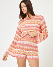 LSPACE Sun Ray Stripe Sweater-The Shop Laguna Beach