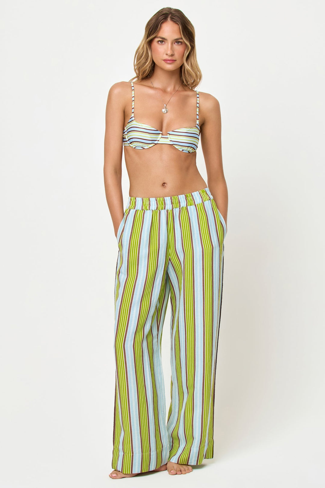 LSPACE Sur Striped Linen Pant-The Shop Laguna Beach