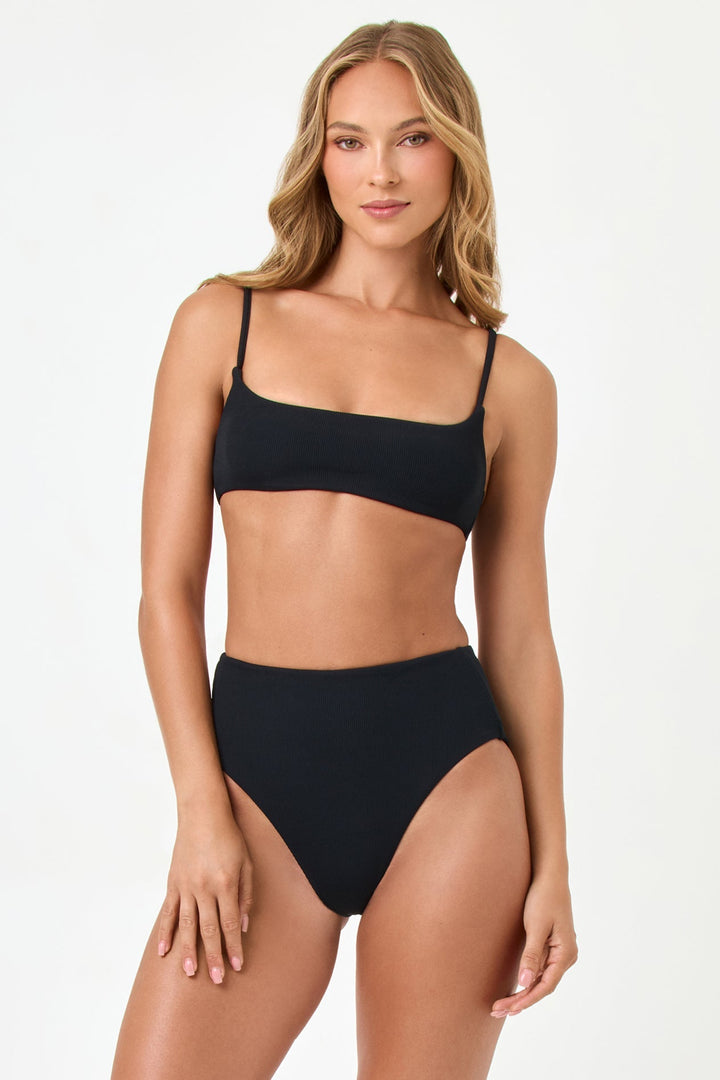 LSPACE Soleil Rib High-Waist Bottom