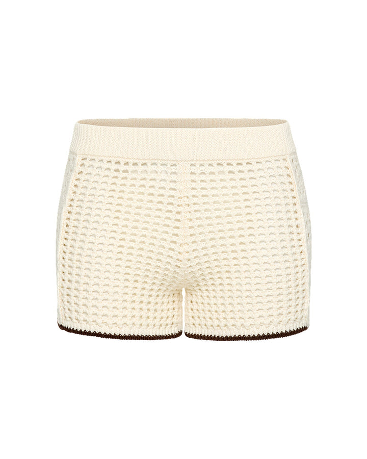 LSPACE X THE SALTY BLONDE Scout Open-Knit Short