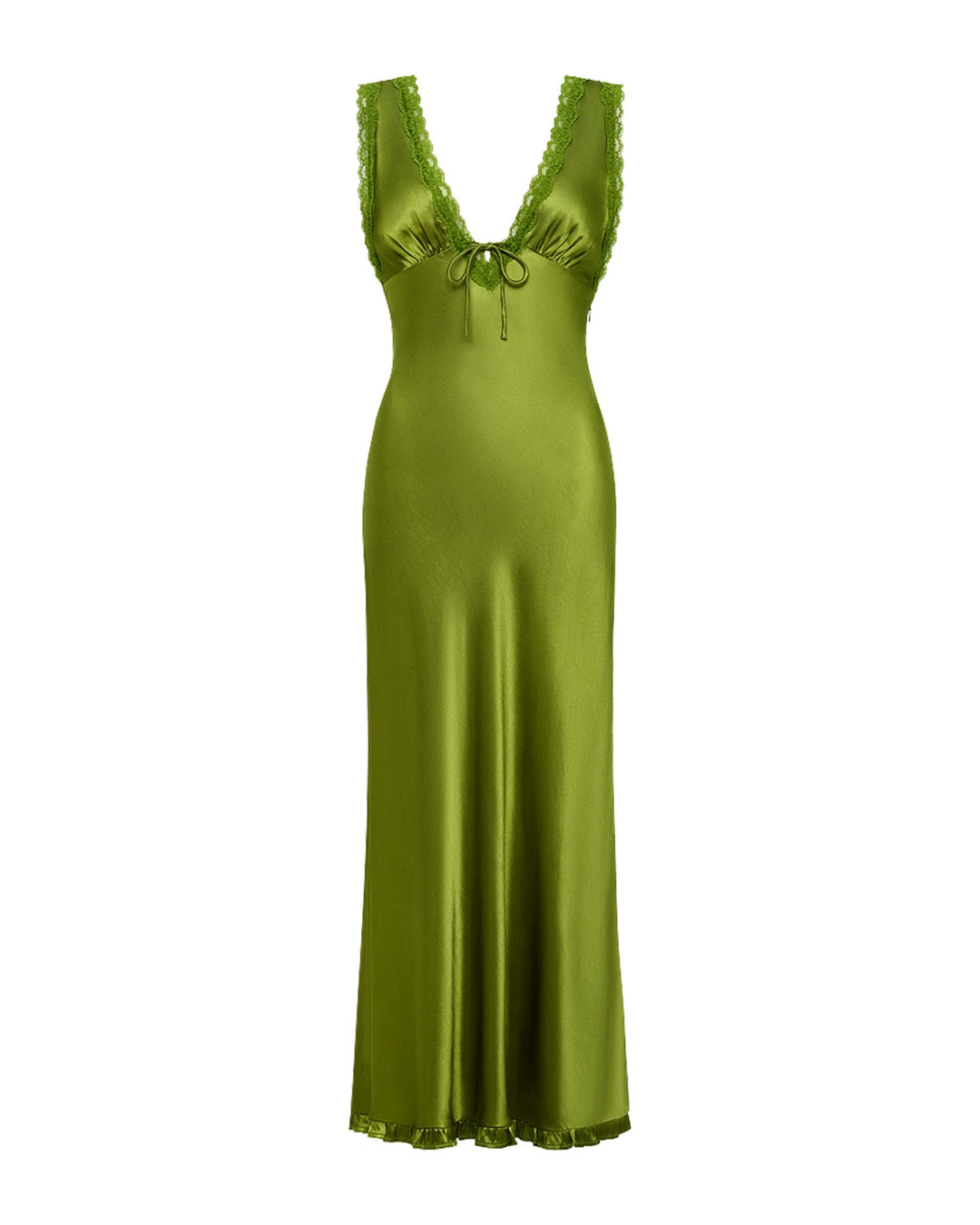 LSPACE X THE SALTY BLONDE Eyes On You Satin Maxi Dress
